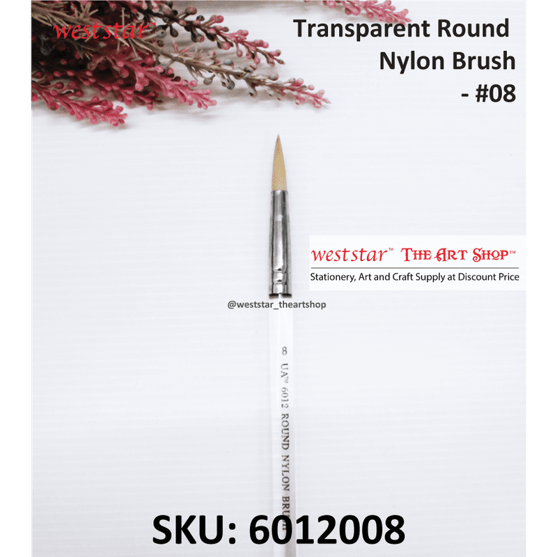 Weststar Transparent Round Nylon Brush
