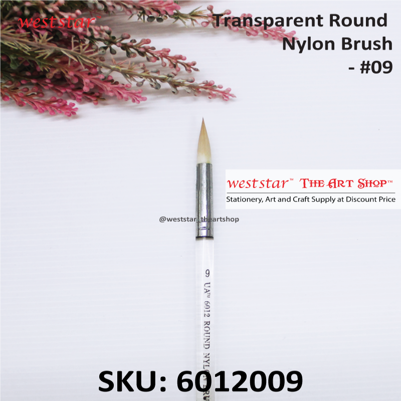 Weststar Transparent Round Nylon Brush
