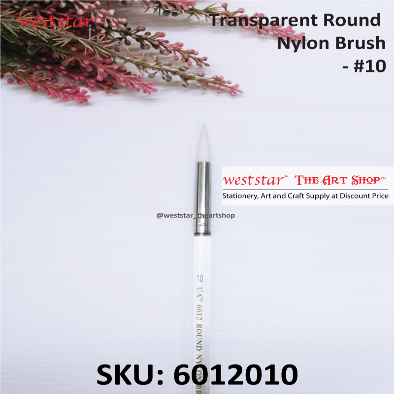 Weststar Transparent Round Nylon Brush