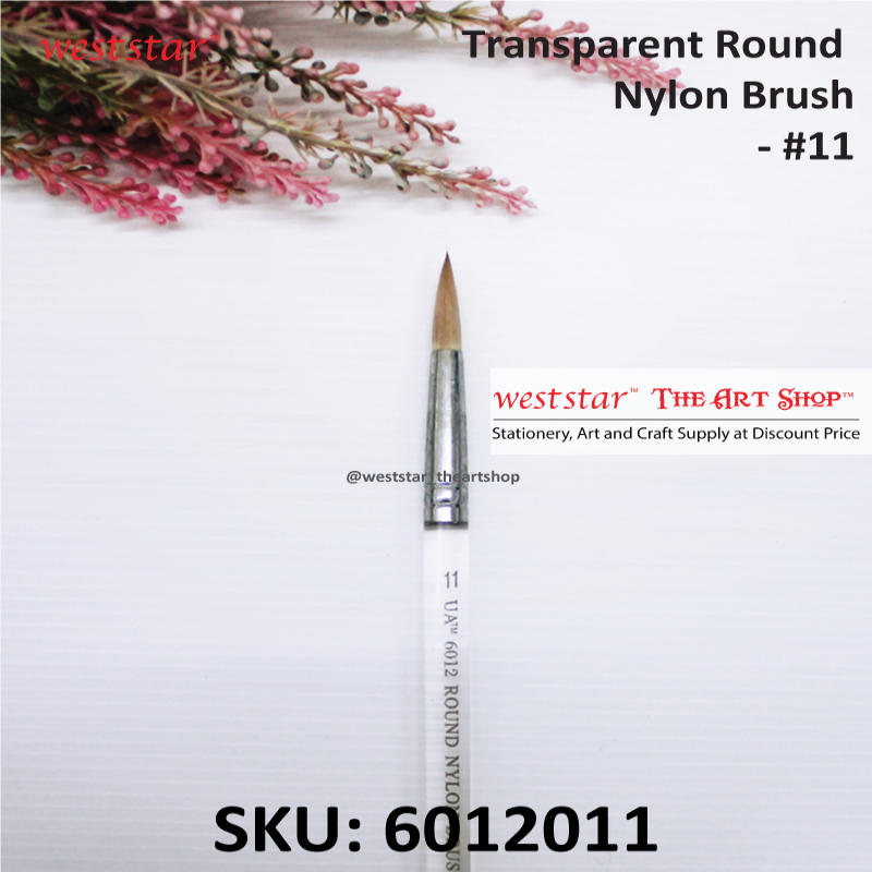 Weststar Transparent Round Nylon Brush