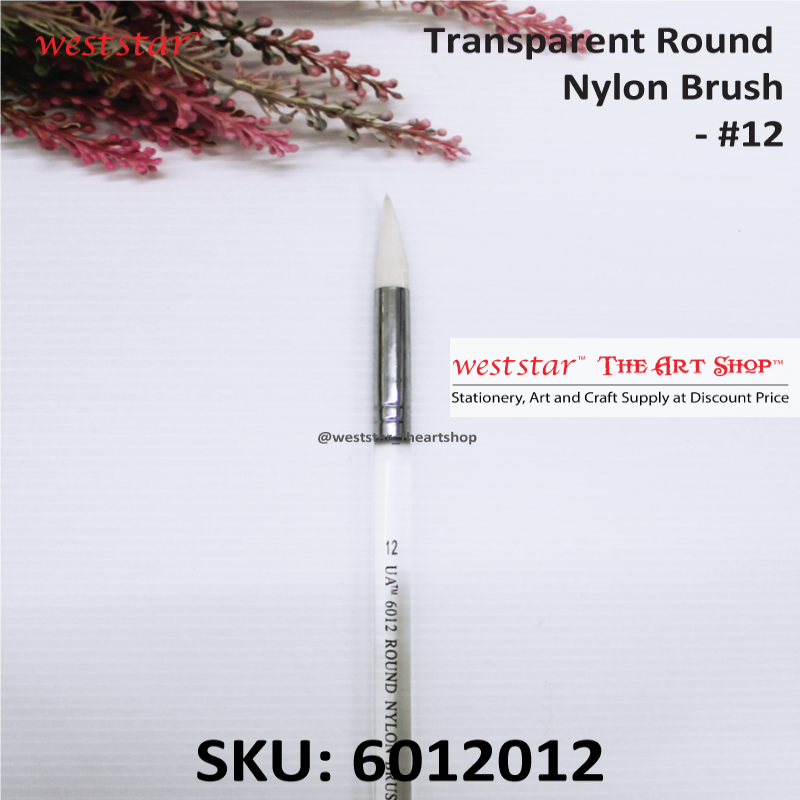 Weststar Transparent Round Nylon Brush