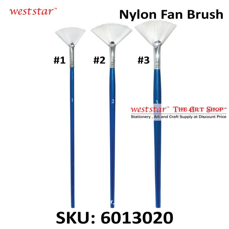 Weststar Nylon Fan Brush | Short / Long Handle
