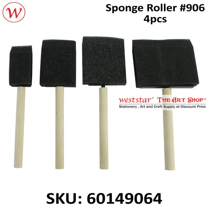 Sponge Brush #906 | 4pcs