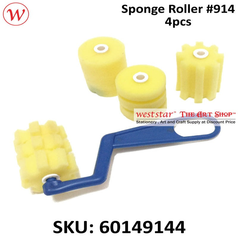 Sponge Roller #914 | 4pcs