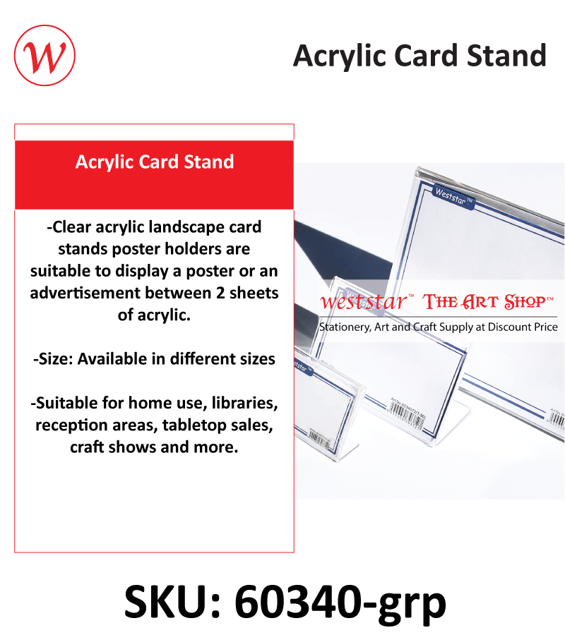 Acrylic Card Stand
