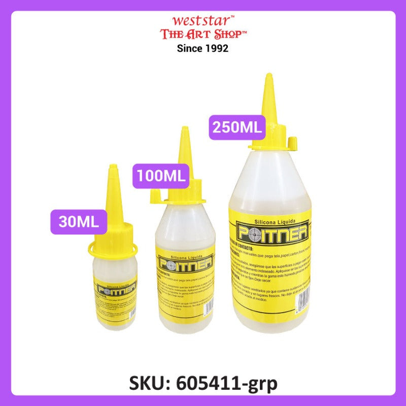 Poitner Silicone Liquid Glue, Glue for foam board, pvc board, polystrene, card board etc