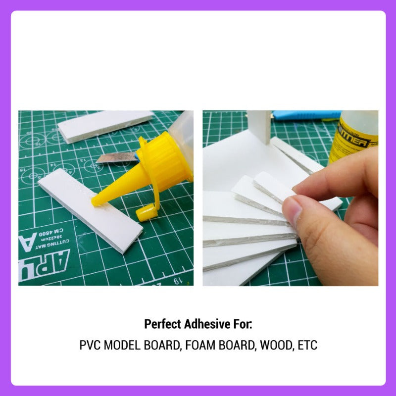 Poitner Silicone Liquid Glue, Glue for foam board, pvc board, polystrene, card board etc
