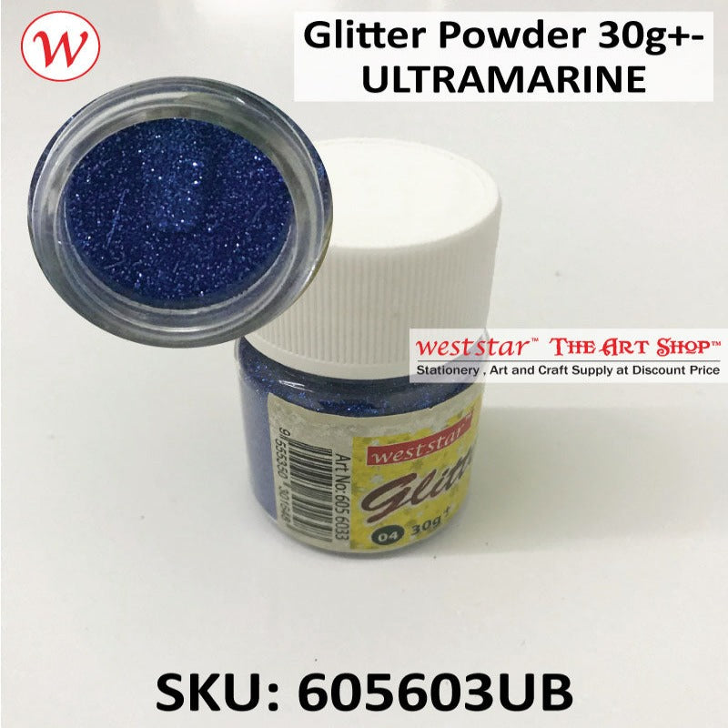 Weststar Glitter Powder / Glow Powder for Art Craft / Serbuk Kilat - 30gm+-