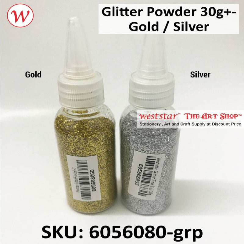 Weststar Glitter Powder / Glow Powder for Art Craft / Serbuk Kilat - 30gm+-