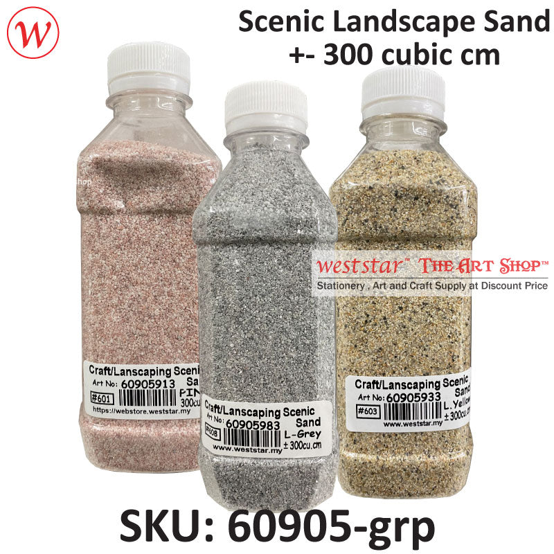 Craft Scenic Landscape Sand for Architectural Model Making | +-300ccm