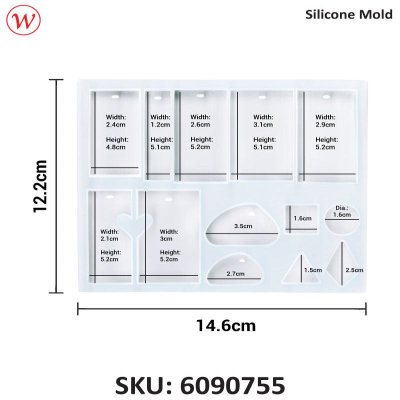 Small Pendant Shape Silicone Mold / Mould