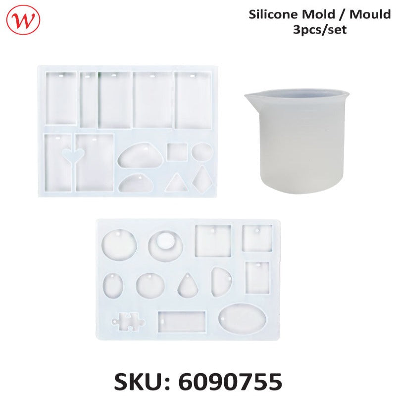 Small Pendant Shape Silicone Mold / Mould