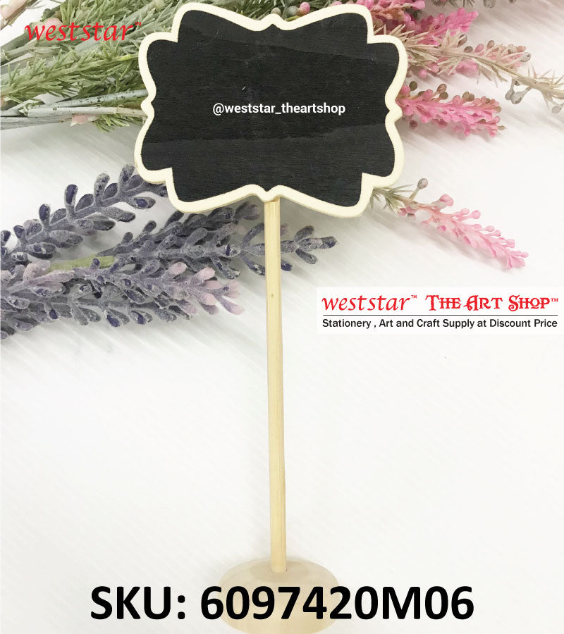 Chalk Board Table Sign - Love, Star, Rectangle, Cloud, Banner | Table sign / place card