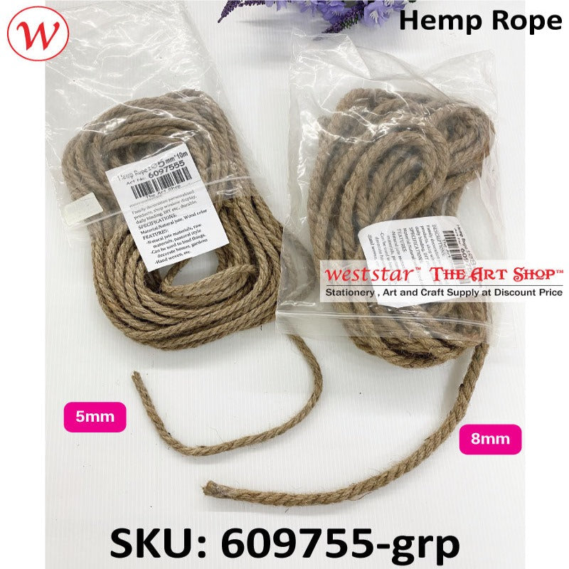 Natural Jute Hemp Rope | Crafts . DIY