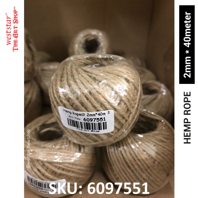 Hemp Rope | 2mm Diameter