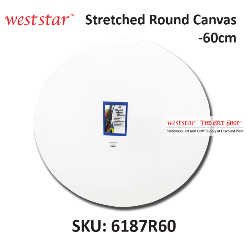 Stretched Canvas (Primed) - Linen Blend | ROUND