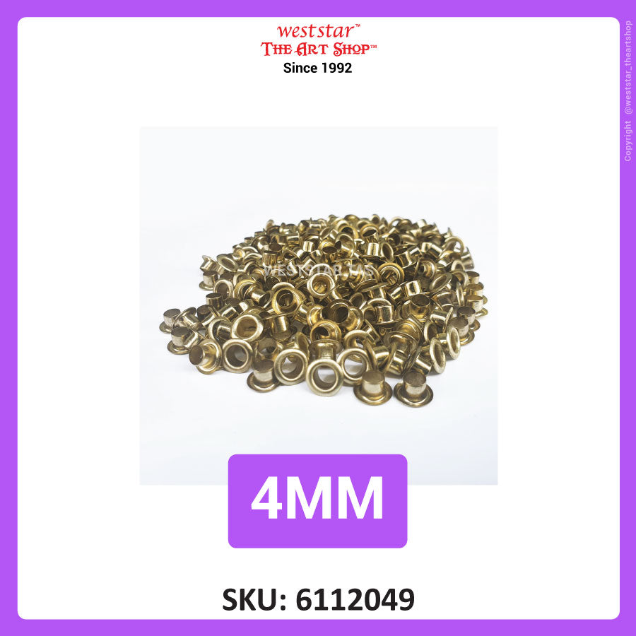 4mm Eyelet - 300pcs