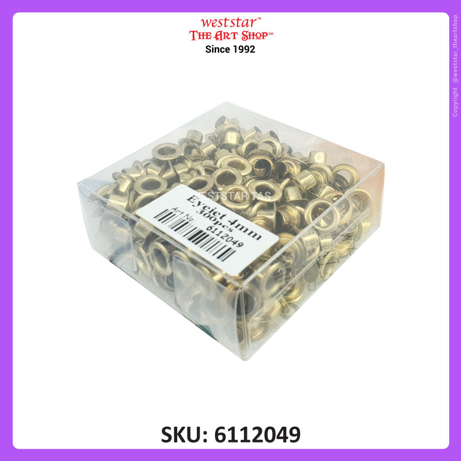 4mm Eyelet - 300pcs