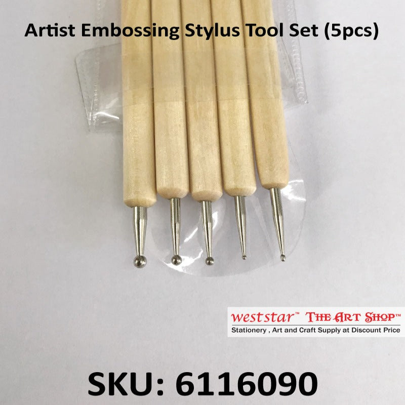 Weststar Artist Embossing Stylus Tool Set (5pcs)