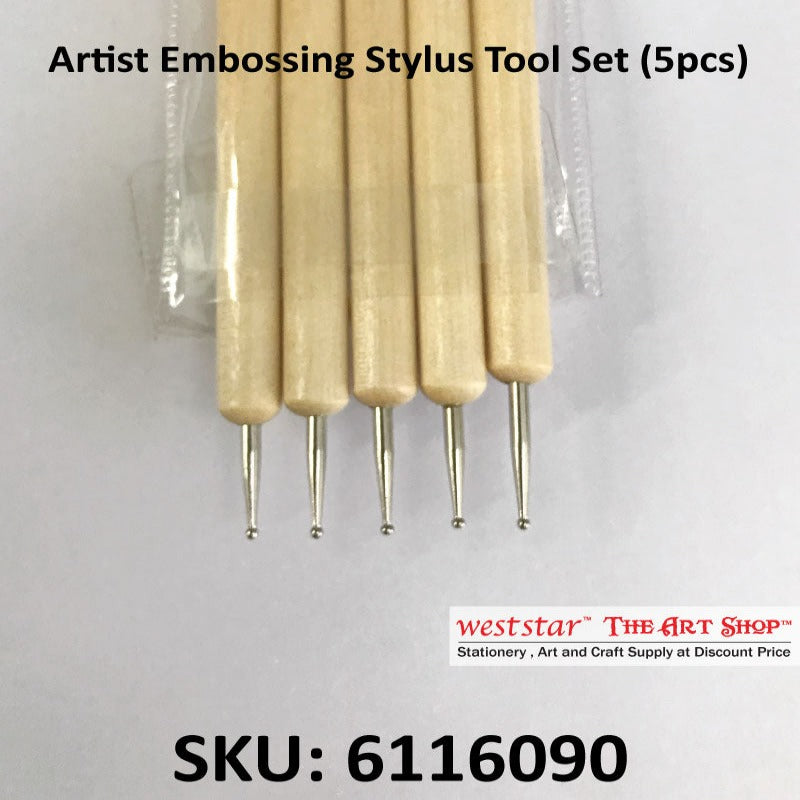 Weststar Artist Embossing Stylus Tool Set (5pcs)