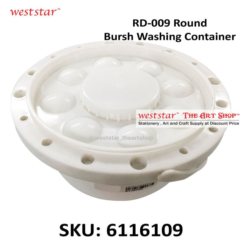 RD-009 Round Brush Washing Container