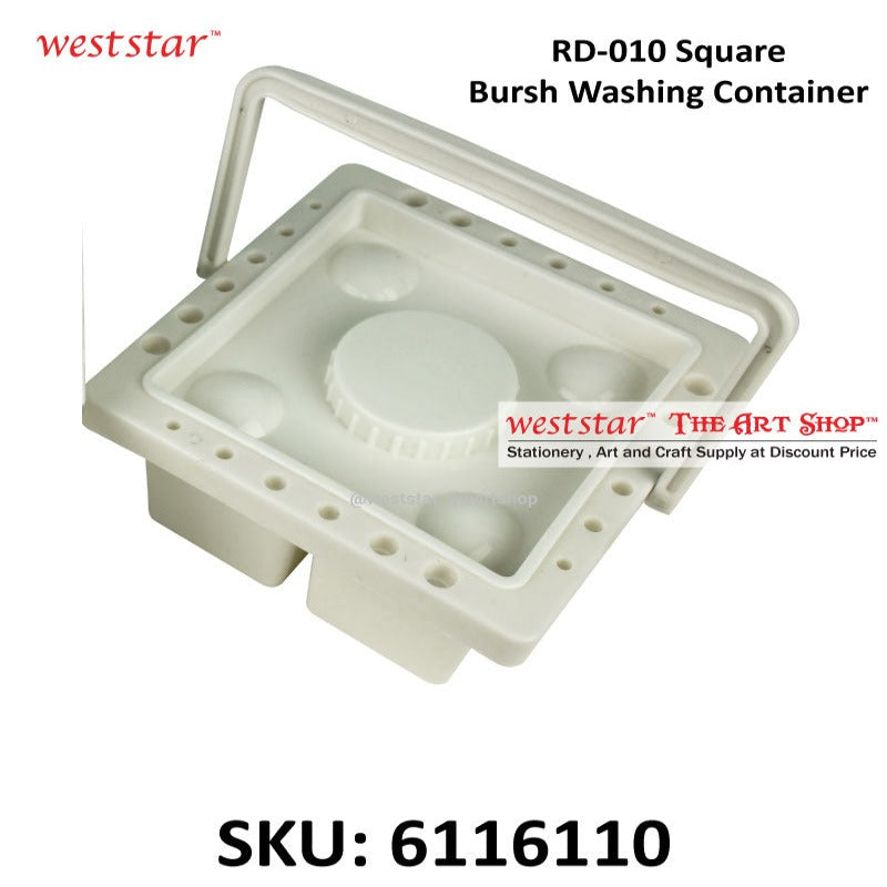 RD-010 Square Brush Washing Container