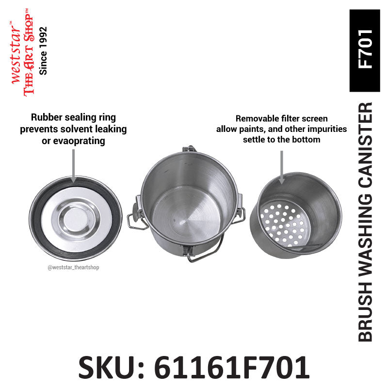 Brush Washing Canister | F701