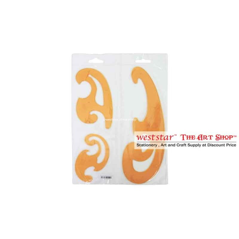 French Curve*Orange-Q | Set of 3pcs