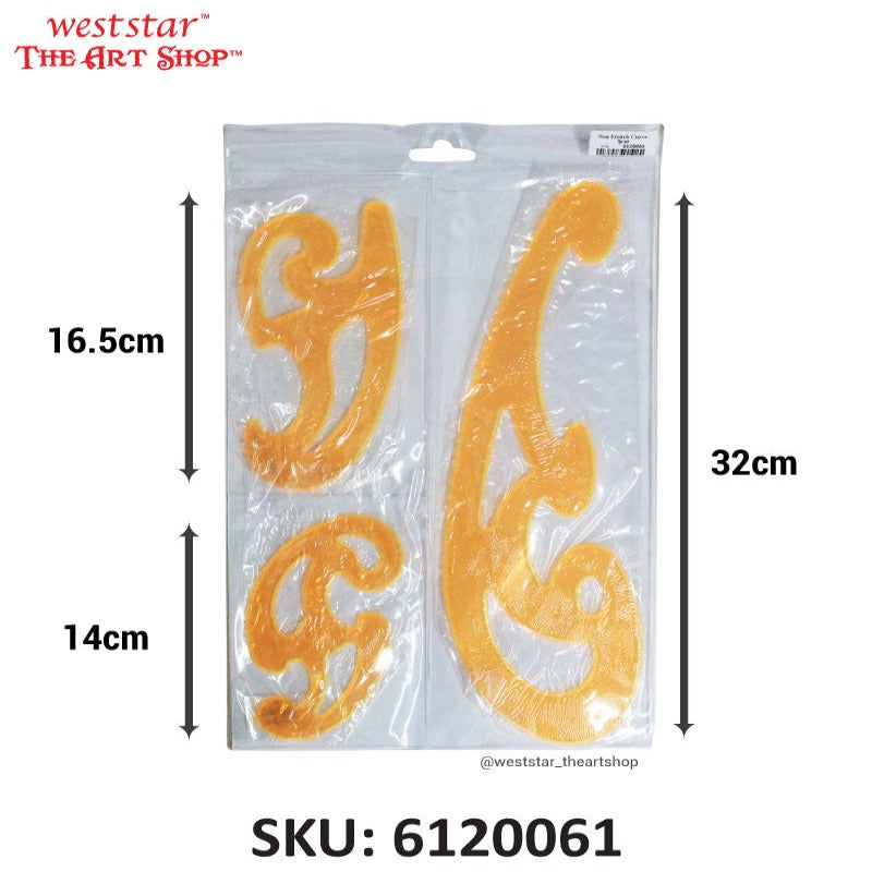 Neu French Curve , Set of 3pcs