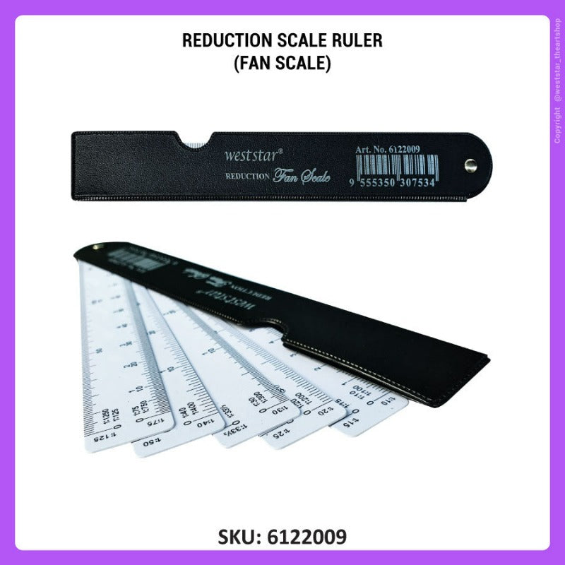 Weststar Fan Scale Weststar Reduction Scale Ruler