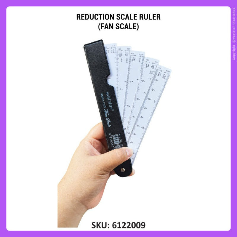 Weststar Fan Scale Weststar Reduction Scale Ruler