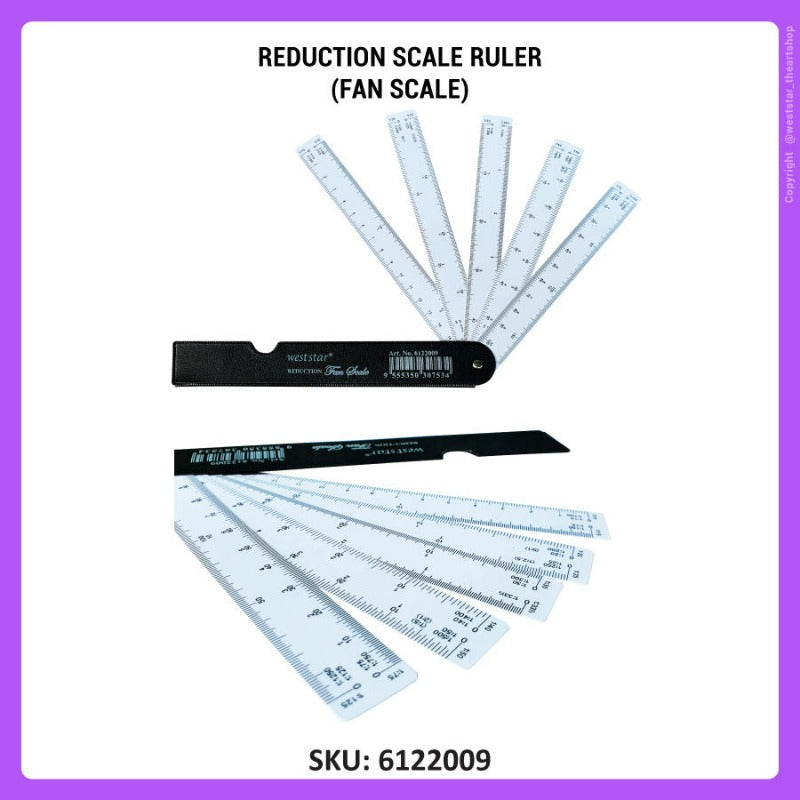 Weststar Fan Scale Weststar Reduction Scale Ruler
