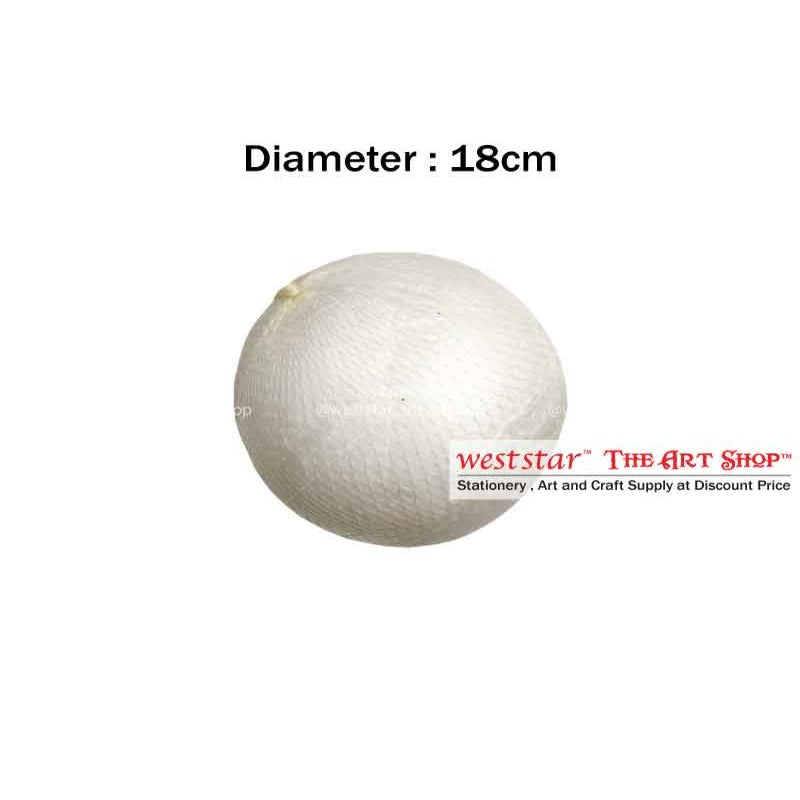 Styrofoam Ball Dia. 18cm x 1pc