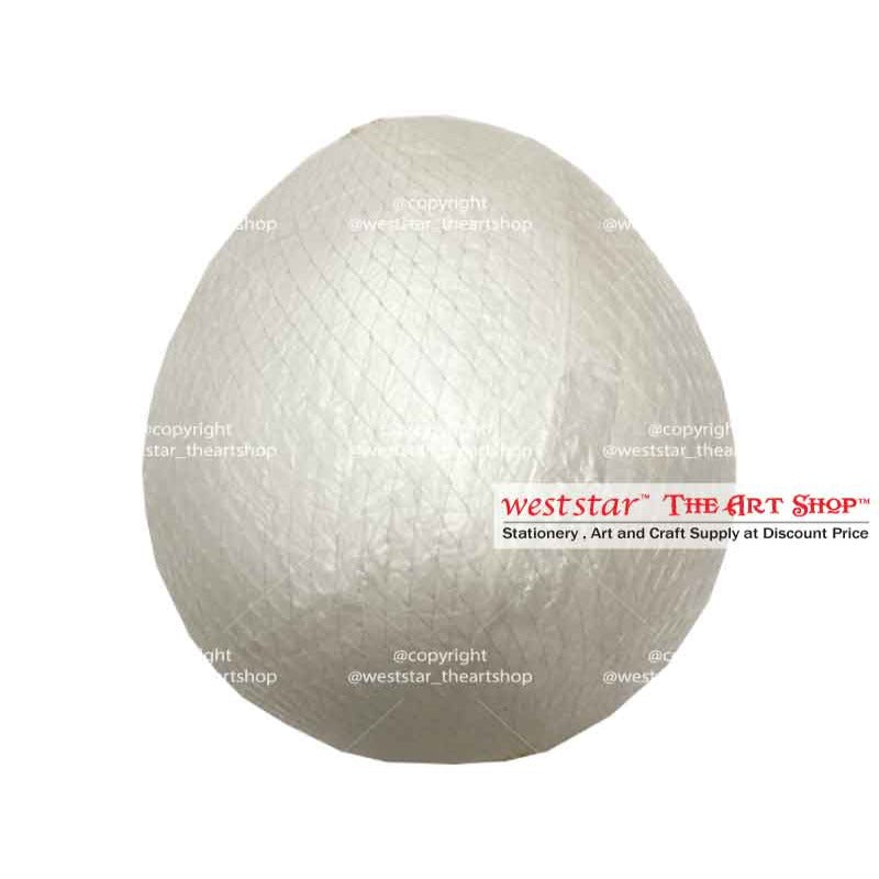 Styrofoam Ostrich Egg 15cm 1pc