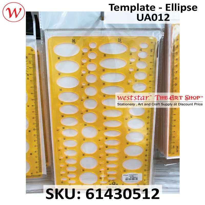 Ellipse Template-L (UA-012)