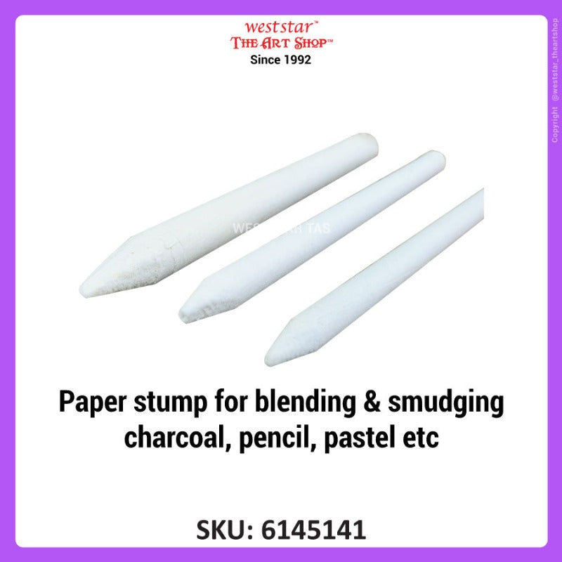 Paper Stump, Paper Blender (for blending charcoal, pastel, pencil)