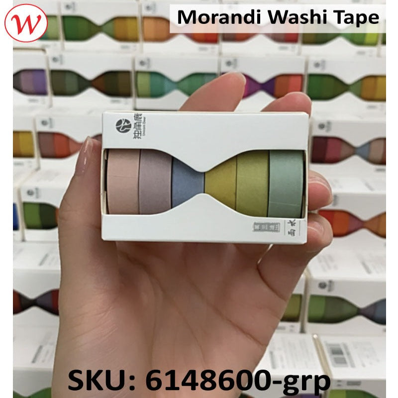 Morandi Washi Tape (Masking Tape) | 9mm x 2.5meter