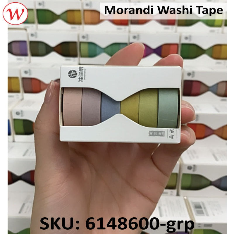 Morandi Washi Tape (Masking Tape) | 9mm x 2.5meter
