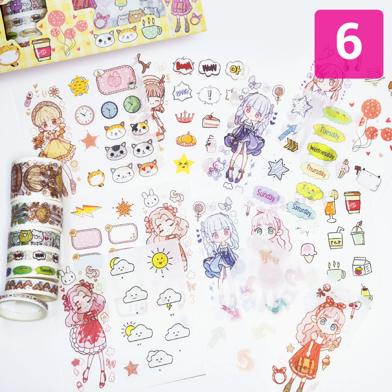 Assorted Design Washi Tape
