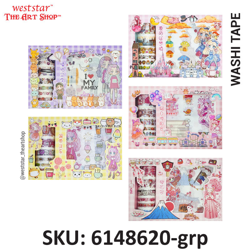 Assorted Design Washi Tape