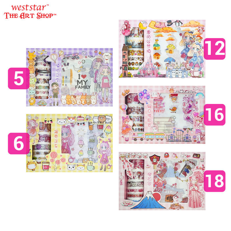 Assorted Design Washi Tape