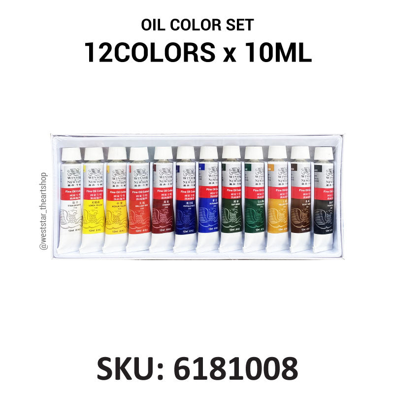 Winsor & Newton Oil Color Set, Oil Colour | 10ml
