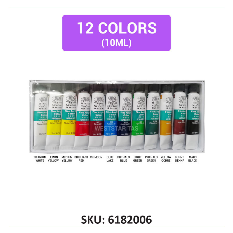 Winsor & Newton Acrylic Colour Set | 10ml