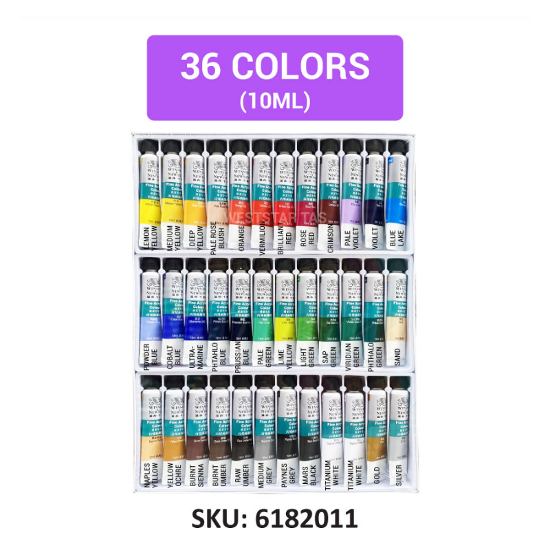 Winsor & Newton Acrylic Colour Set | 10ml