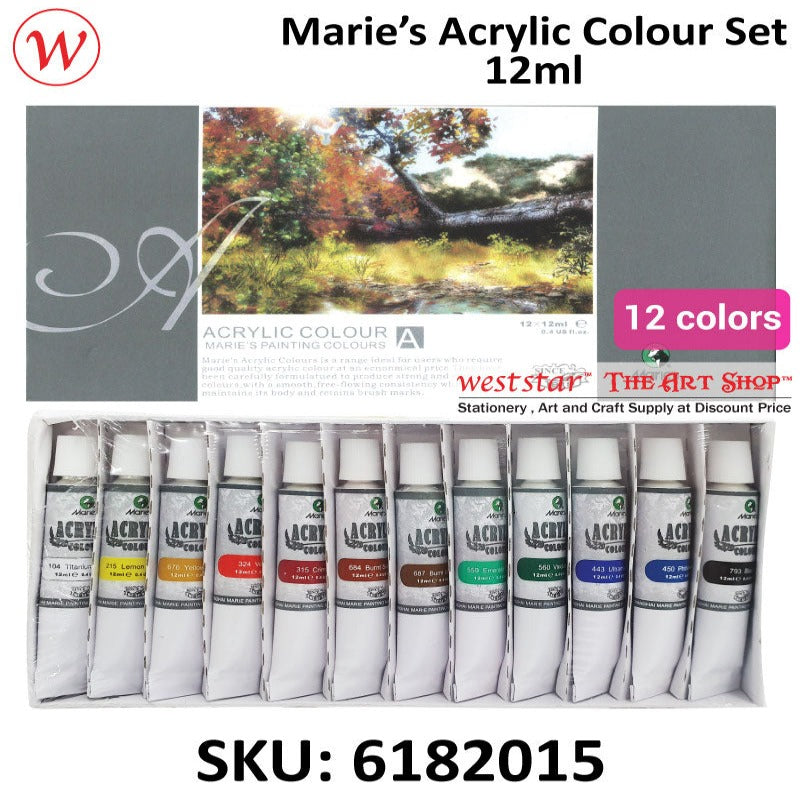 Marie's 812 - Acrylic 12 color set