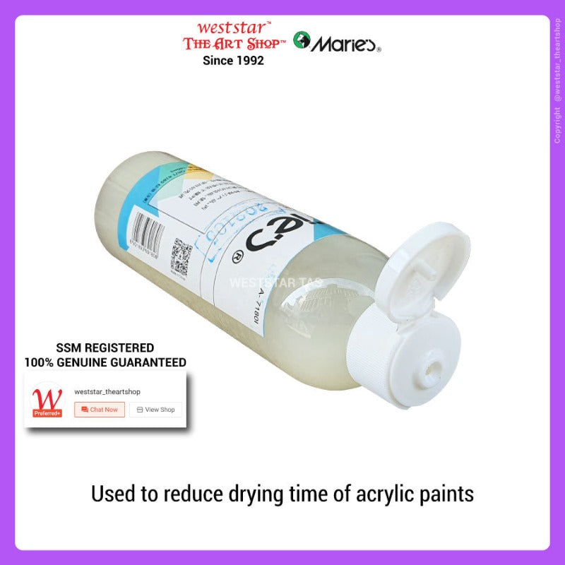 Marie's Acrylic Retarder / Slow Drying Gel for Acrylic | 180ml