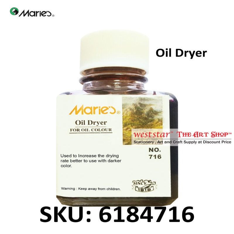 Marie's Fast Drying Medium 75ml | For Oil Colour