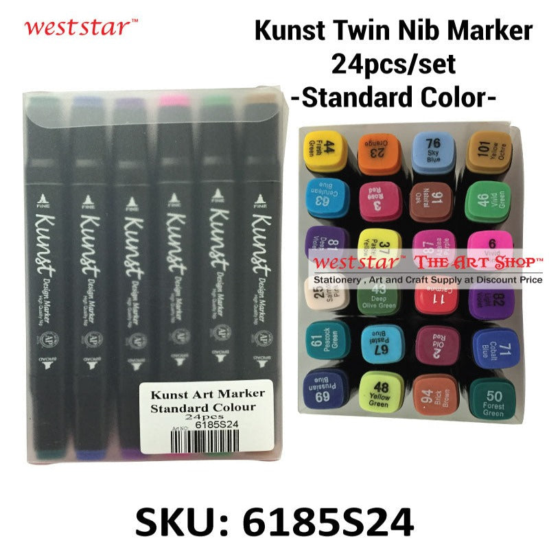 Kunst Twin Nib Marker SET