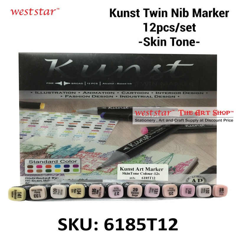 Kunst - Skin Tone 12pcs