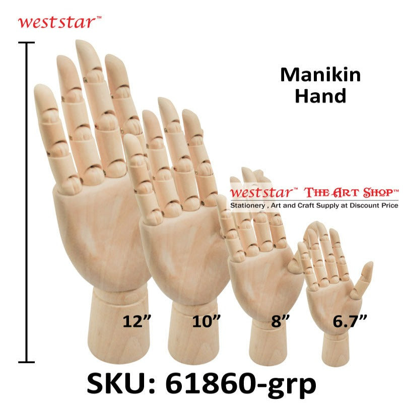 Wooden Manikin Hand